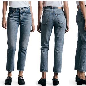Rag & Bone Nina high waist ankle cigarette jeans sz 31